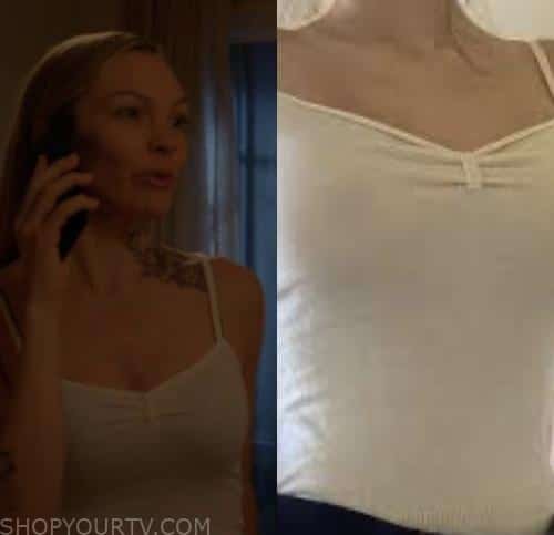 9-1-1: Season 1 Episode 7 Eva's White tank top | Shop Your TV