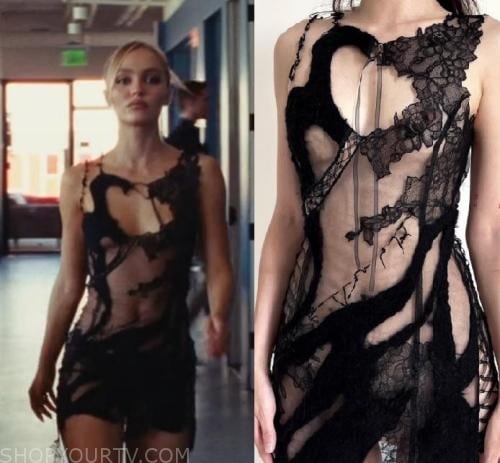 knee length dresses for ladies Edikted Lyla Lace Corset Mini Dress - Black main image 0