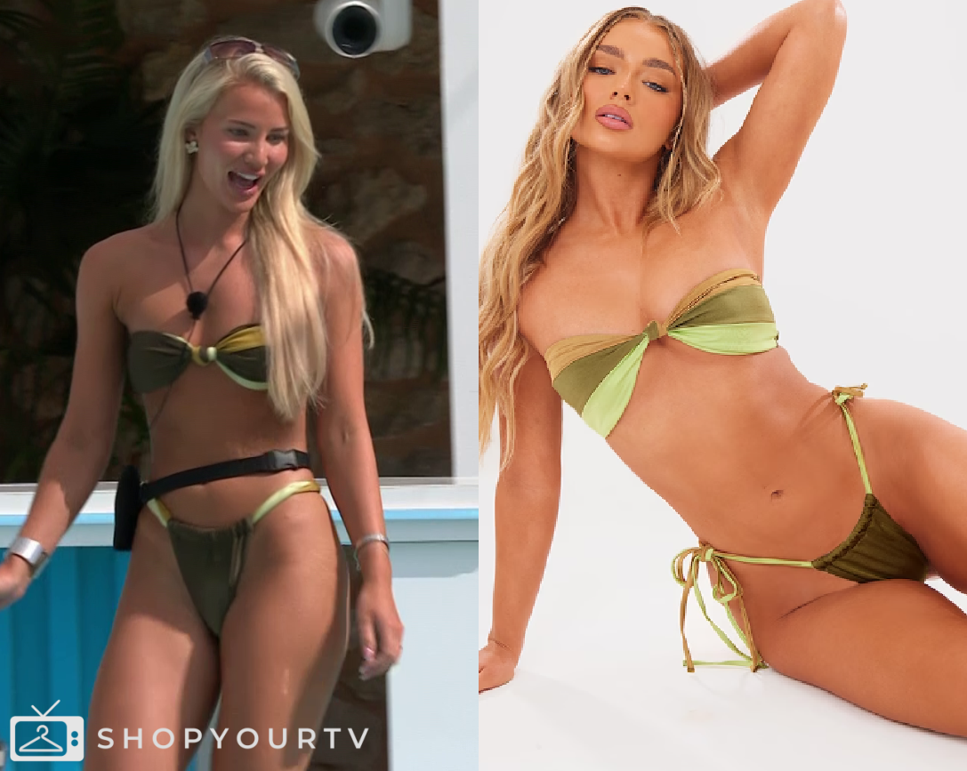 Love Island (UK): Season 11 Episode 16 Grace's Green Bikini | Shop Your TV Love Island (UK): Season 11 Episode 16 Grace's Green Bikini | Shop Your TV