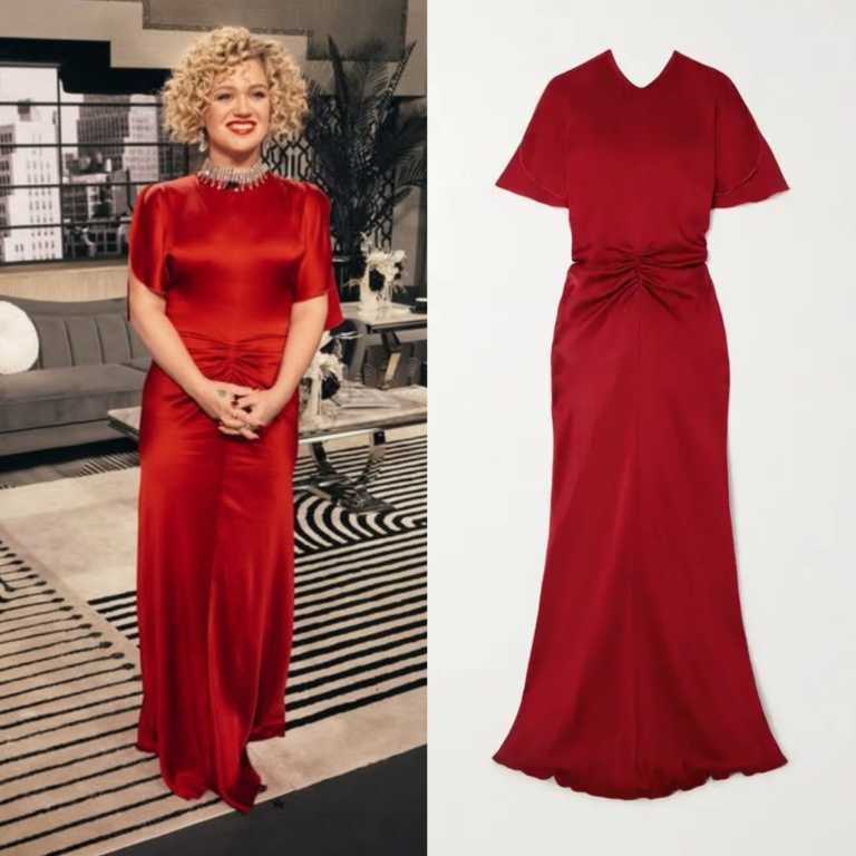 The Kelly Clarkson Show: November 2025 Kelly's Colorblock A-Line Maxi Dress  | Shop Your TV
