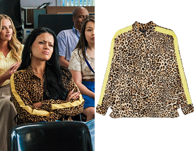 DMV: Season 1 Episode 6 Ceci's Leopard Top | Shop Your TV