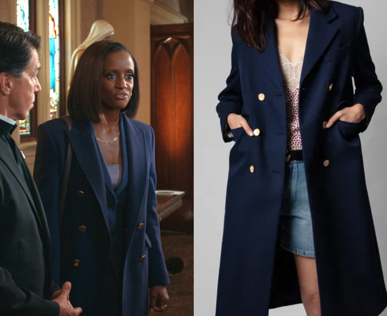 Matlock: Season 2 Episode 6 Olympia's Purple Long Coat | Shop Your TV