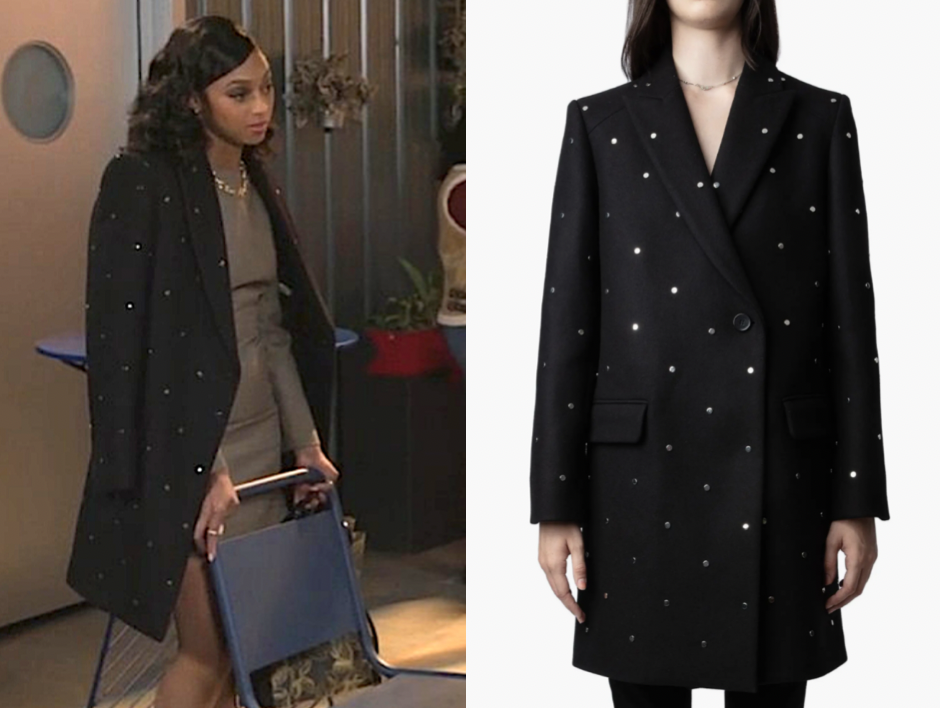 Beyond the Gates: November 2025 Kat Richardson’s Black Studded Coat ...