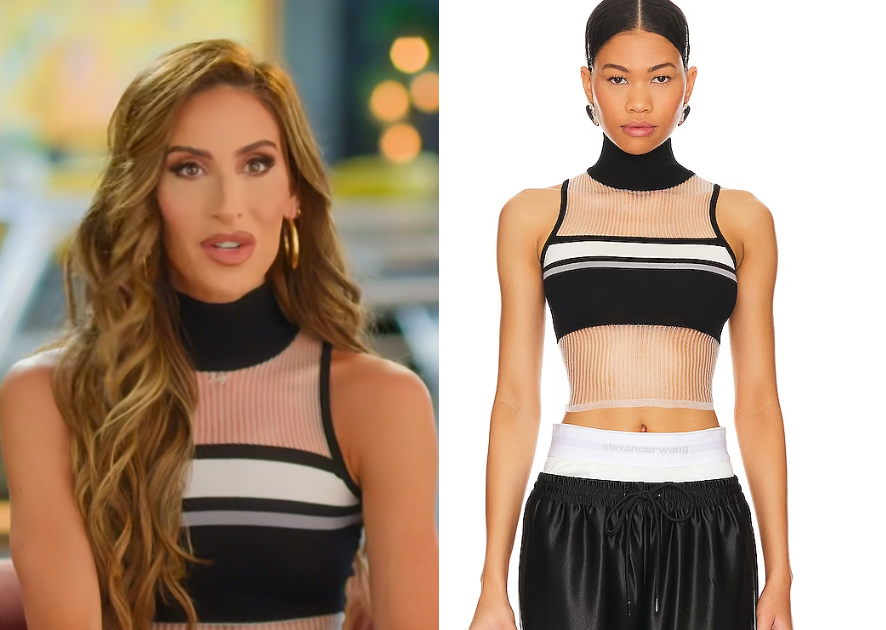 Selling the OC: Season 4 Confessional Kaylee's Striped Mock Neck Top ...