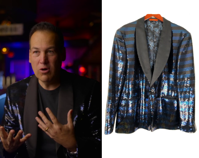 TV We Love: Season 1 Episode 6 Jim Colucci’s Blue & Black Sequin ...