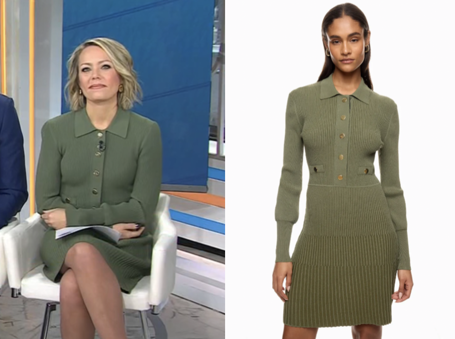 dylan dreyer green dress today Dylan Dreyer Blue Dress Today