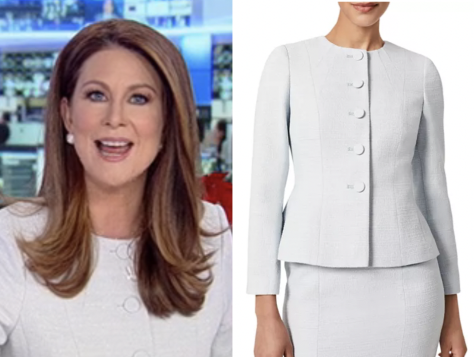 America's Newsroom: December 2025 Molly Line's Grey Jacket | Shop Your TV