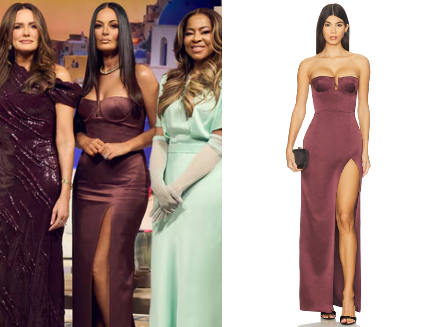Real Housewives of Salt Lake City: Season 6 Reunion Lisa’s Strapless Column Dress