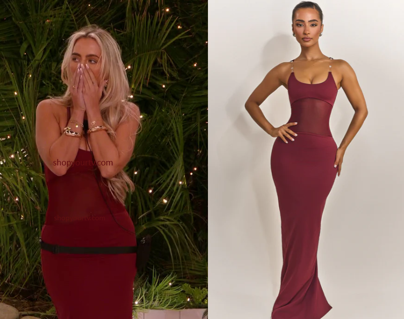 jess love island red dress #loveisland #allstars #loveislanduk #realitytv #fyp