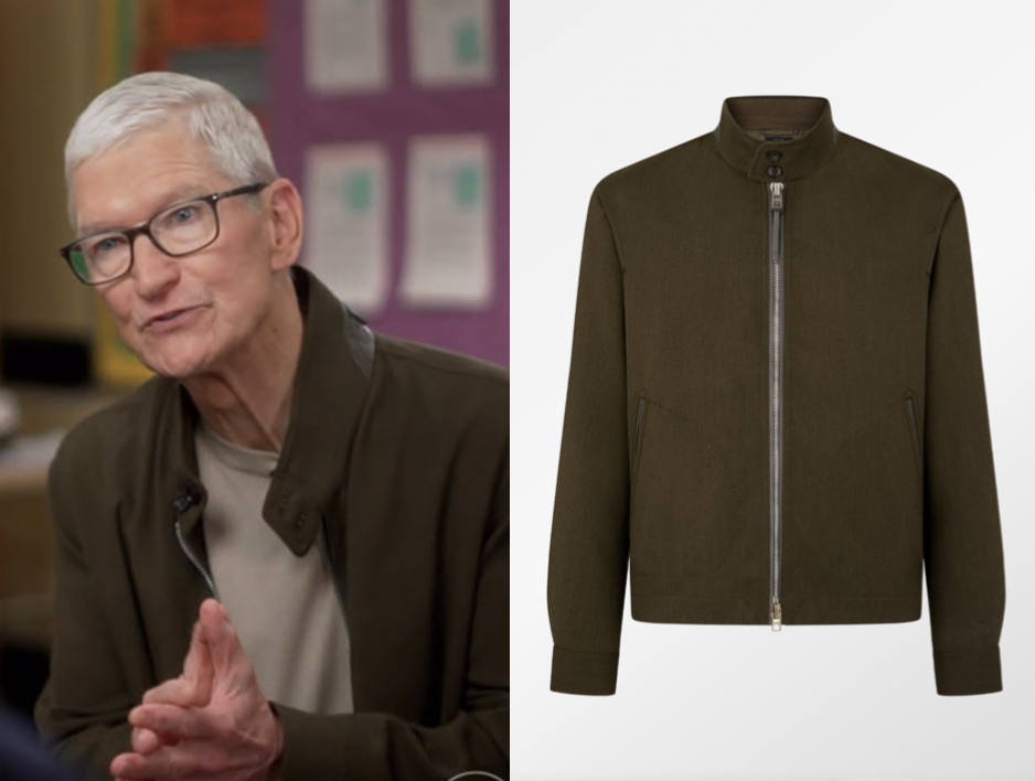 Good Morning America: March 2026 Tim Cook's Green Zip Jacket | Shop Your TV