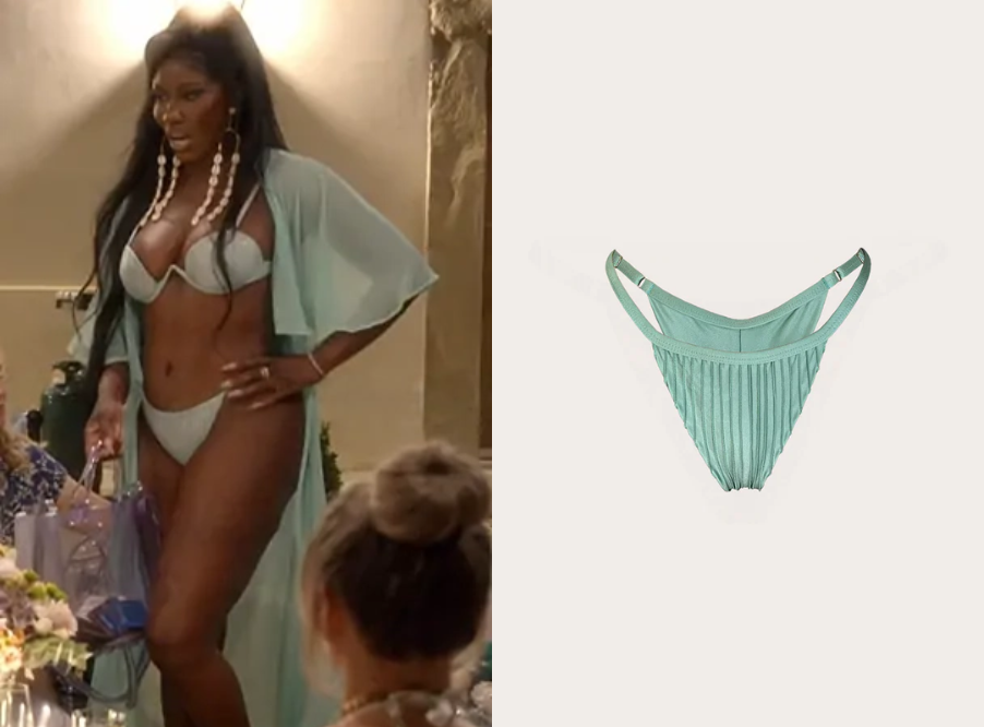 Real Housewives of Beverly Hills: Season 15 Episode 14 Bozoma’s Mint Green Bikini Bottom