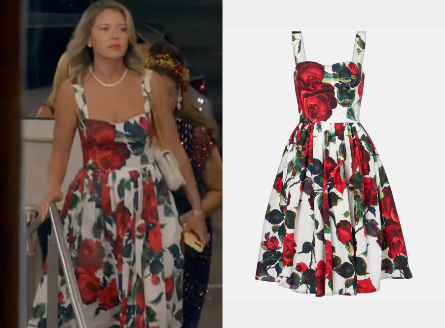 Real Housewives of Beverly Hills: Season 15 Episode 15 Amanda’s Rose Print Dress