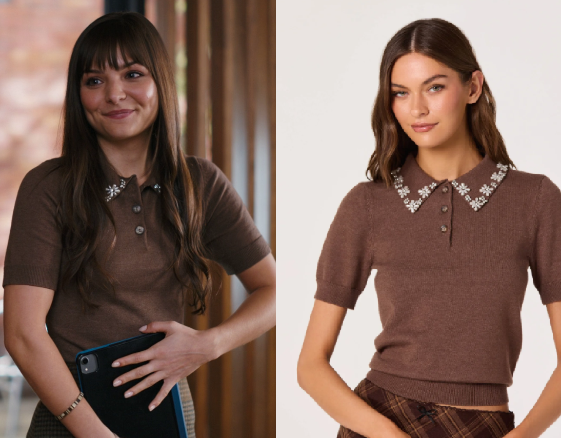 Tracker: Season 3 Episode 14 Mel's Embellished Collar Polo | Shop Your TV