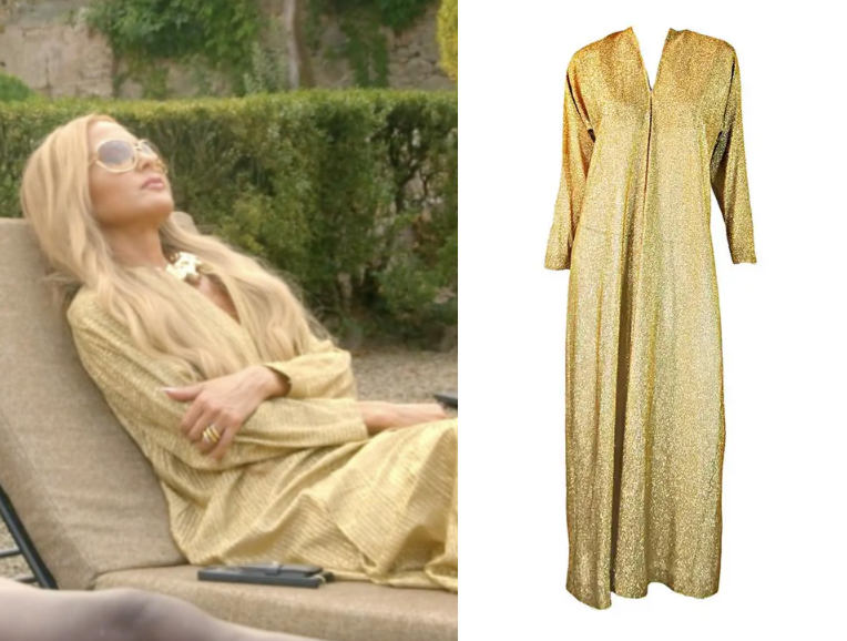 Real Housewives of Beverly Hills: Season 15 Episode 15 Rachel Zoe’s Gold Kaftan