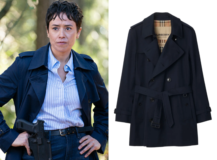 Tracker: Season 3 Episode 17 Agent Temple's Trench Coat | Shop Your TV