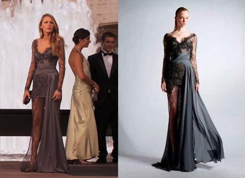 Gossip Girl: Season 4 Episode 8 Serena's Grey Dress | Shop Your TV