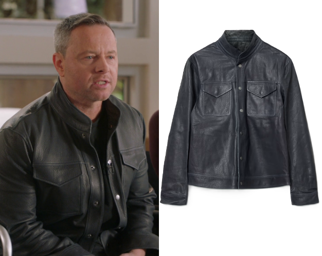 The Rookie: Season 8 Episode 15 Nyla's Black Leather Bomber Jacket ...