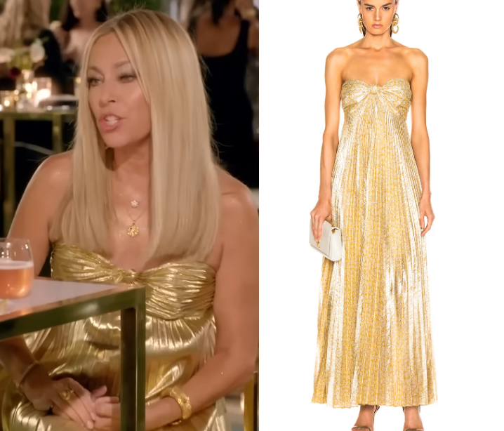 metallic gold maxi dress Gold metallic pleat maxi dress – Sophie's Boutique Valdosta