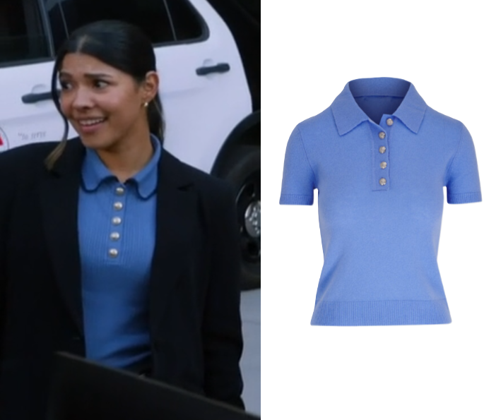 The Rookie: Season 8 Episode 14 Nyla's Black Leather Bomber Jacket ...