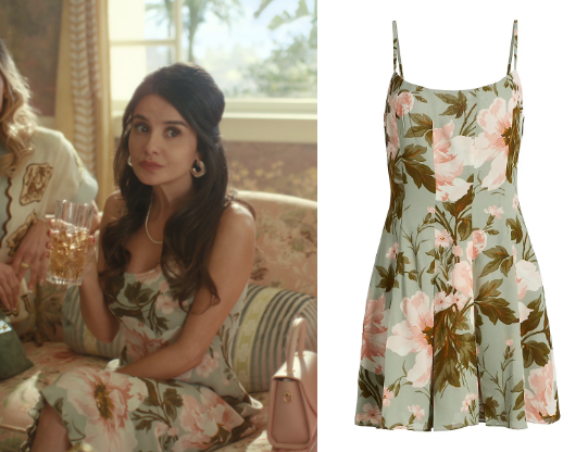 Beef: Season 2 Episode 2 Blue & White Floral Mini Dress | Shop Your TV