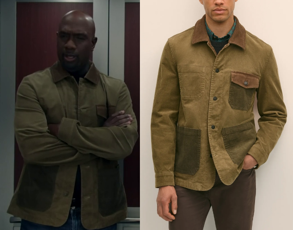 The Rookie: Season 8 Episode 14 Green Suede Colorblock Jacket | Shop ...