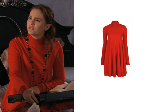 Gossip Girl: Season 5 Episode 9 Blair's Red Knit Dress | Shop Your TV Gossip Girl: Season 5 Episode 9 Blair's Red Knit Dress | Shop Your TV