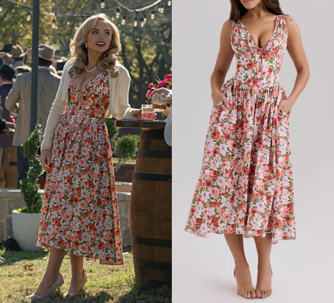 Dutton Ranch: Season 1 Episode 7 Beth's Black/White Western Print ...