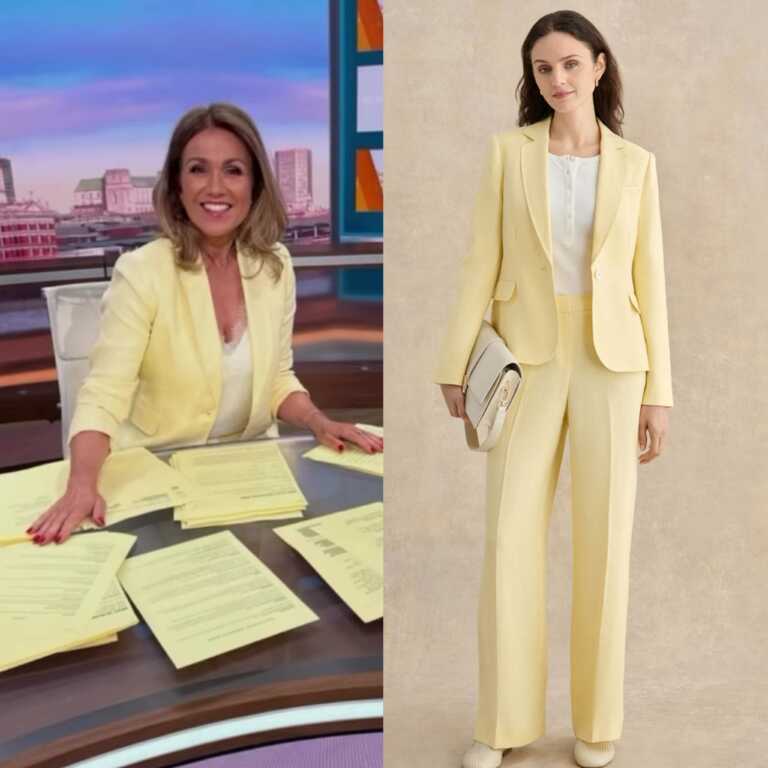 Good Morning Britain July 2026 Kate s Orange Striped Sweater Shop 